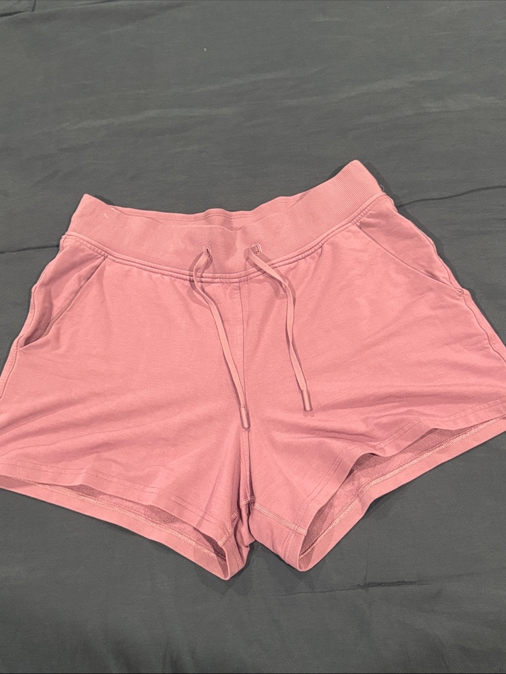 lululemon athletica Rose Pink Drawstring Athletic Shorts